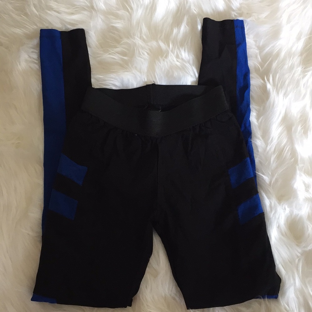 Legging/jogger Type Pants Black and Blue
